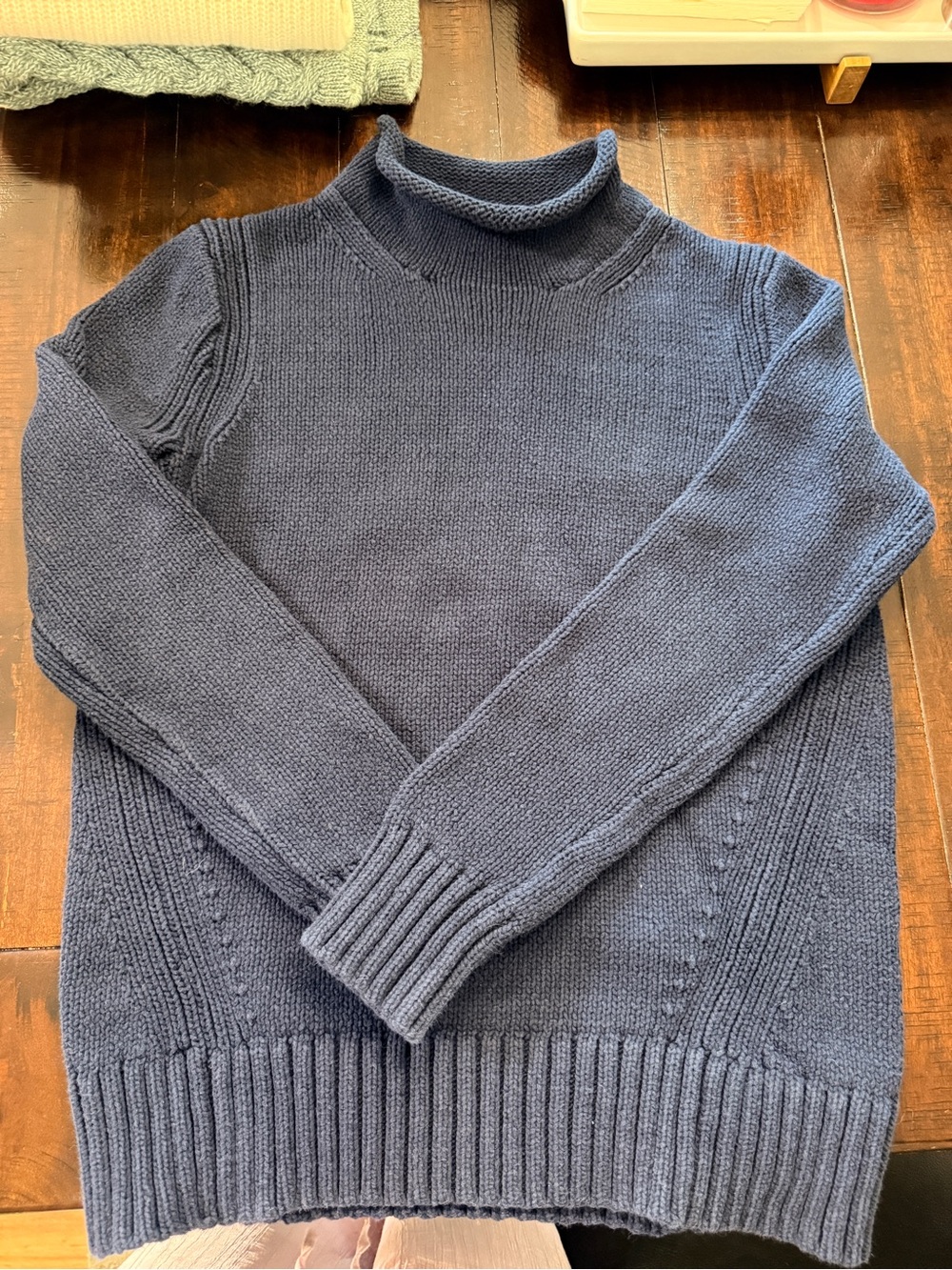 J. Crew Navy Rollneck Sweater